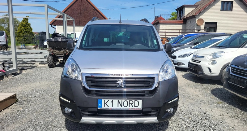 Peugeot Partner cena 59900 przebieg: 51819, rok produkcji 2016 z Dukla małe 379
